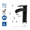 Black Bathroom Faucet with Single Handle